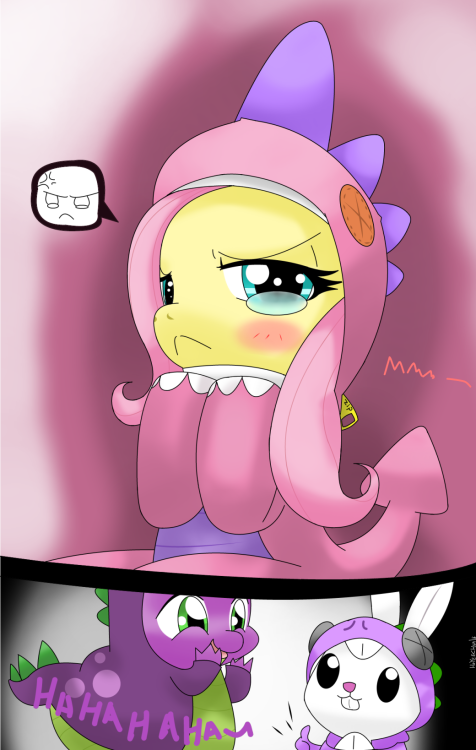 cocoa-bean-loves-fluttershy:  fluttershy dragon costume by hoyeechun.  D'AWWWW! X3 <333