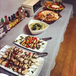 Lunch Be Served! #Instaphoto #Myjob #Food #Greek  (Taken With Instagram)