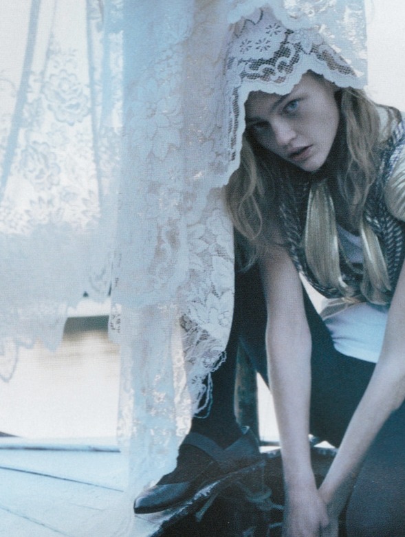 lavandula:  sasha pivovarova shot by tim walker for british vogue 