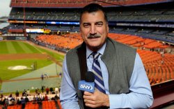 Keith Hernadez&rsquo;s Mustache Is Going, Going&hellip; Going&hellip; Grey. Keith Hernandez’s mustache has rarely left its perch below his nose in his adult life. It is the thicker, longer cousin to his eyebrows, the hirsute geometric center of his
