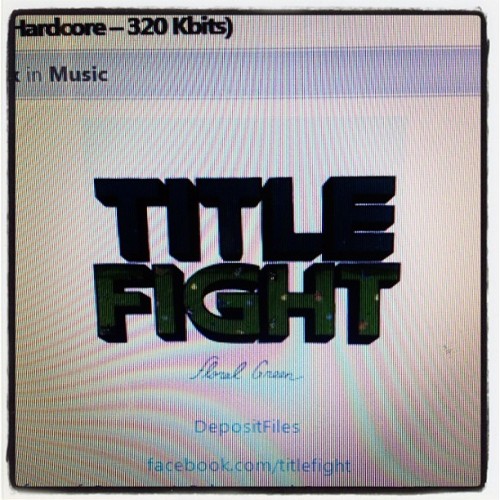 XXX New Title Fight, fuck yes! (Taken with Instagram) photo