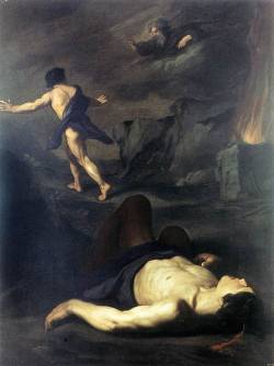 Pietro Novelli, 1603-1647 -  Cain and Abel  Galleria Nazionale d’Arte, Rome