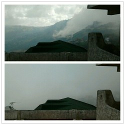 Antes y despues #Junquito #Venezuela #Neblina