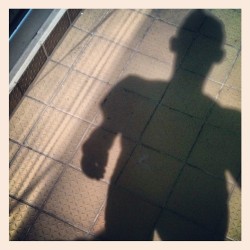 Walking trough the shadows  (Taken with Instagram)