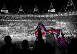 stadium-love-:  Londoner’s Pride by Pokeken Photo taken at the 2012 Paraympics opening ceremony