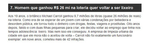 As noticias mais estranhas do mundo: