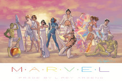 marvelwomenkickingass:  Marvel Pride by *Arzeno