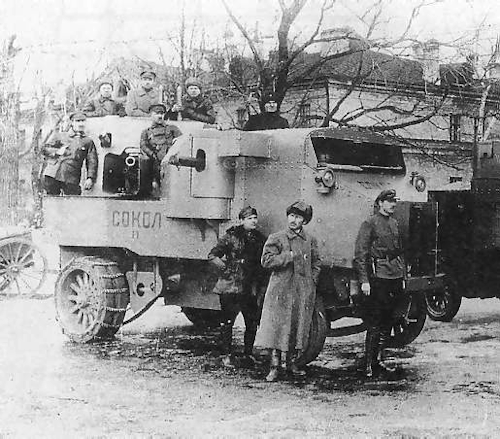 bassman5911:1914 - ARMORED RUSSIAN TANK/TRUCK (via strangeoldepictures)