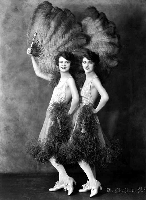 burleskateer:  The Adair Twins   (Jeanne &amp; Yvonne) Don’t ask me which