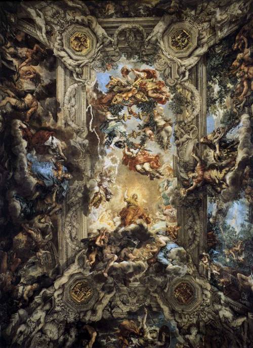 historyofbaroqueart: Triumph of Divine Providence by Pietro da Cortona Date: 1633-1639