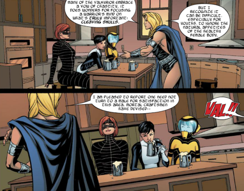gameraboy1:Valkyrie laying down some knowledge