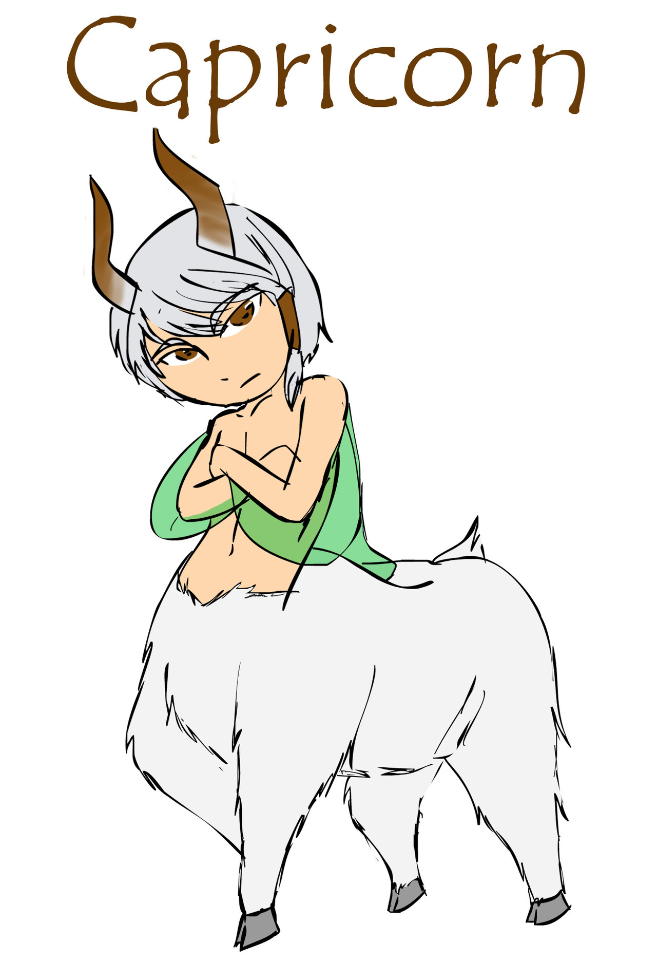 Chibi Zodiacs — Capricorn Male Outwardly reserved the Capricorn...