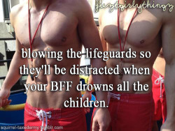 antares-rising:  I was a Lifeguard for 8 years and this never happened to me. WTF! I want a redo.