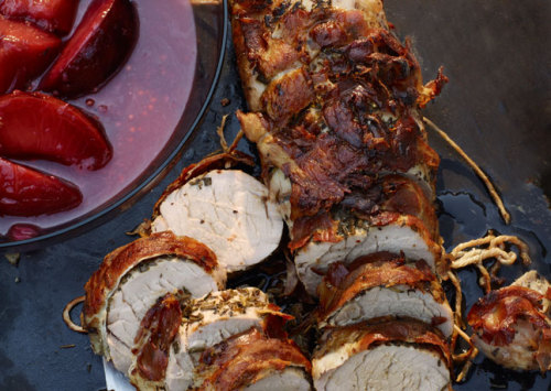 wehavethemunchies:  Pork Tenderloin with Plum Chutney