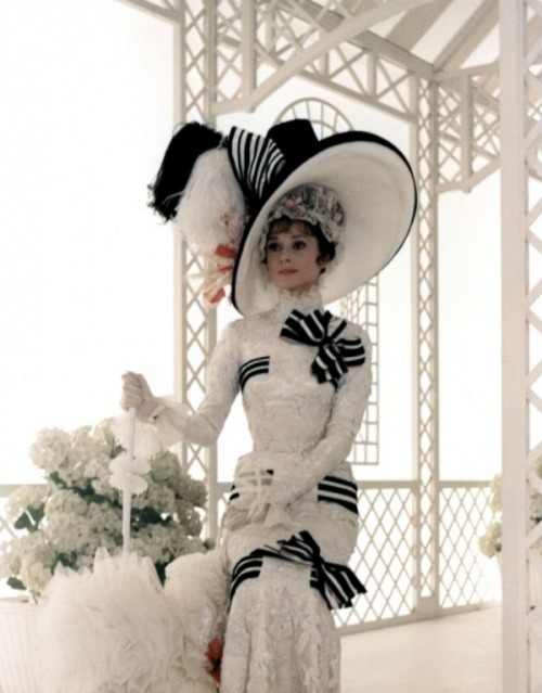 inlovewithaudreyhepburn:Audrey Hepburn as Eliza Doolittle in 1964