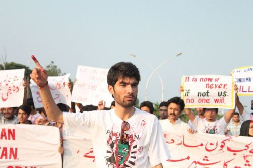 mehreenkasana: Pakistan Youth Alliance held a thematic demonstration urging for sectarian harmony an
