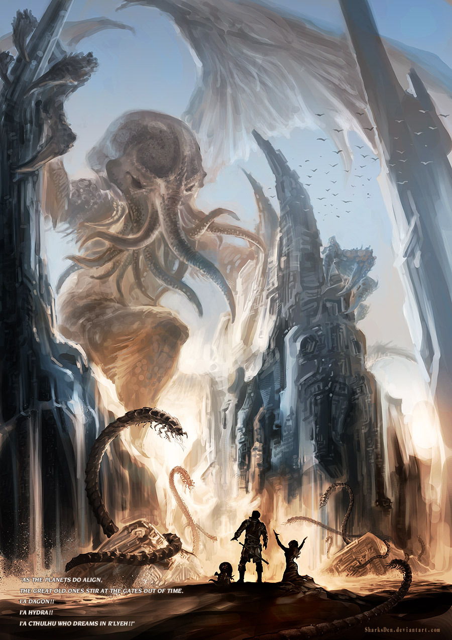 meanwhilebackinthedungeon:  Cthulhu by ~SharksDen 