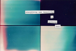 r0mance-is:  everything was beautiful &amp; nothing hurt by SummerBirdDiamond on Flickr. 