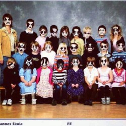 rsvasquez:  I know where baby ricky is going to school next year #BlackMetal #corpsepaint #Kvlt #kids (Taken with Instagram)
