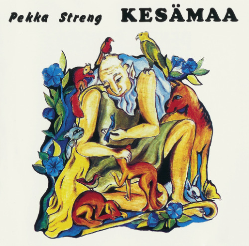 Album cover of Pekka Streng’s Kesämaa (Summerland), Love Records 1972. Streng is a Finnish psy