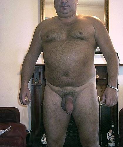 Nice fat uncut cock on a hot married bear daddy. Mmmm &hellip;