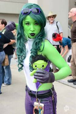 socies:  A photo of me as She-Hulk courtesy