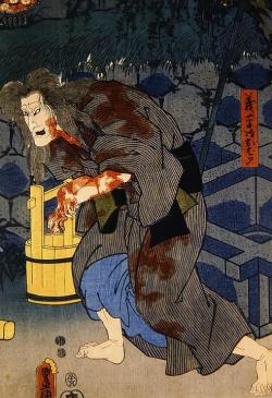 the-mad-curator:  [ “The Blood Stained Witch”, by: Utagawa Kunisada. ] 