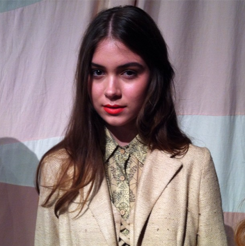 o-r-p-h-i-c:  Blazers and red lips at Samantha Pleet Photographed by Naomi Nevitt