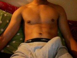 random-acts-of-hotness:  This guy gave me permission to post these. He said if the internet likes him, he’ll think about doing more. So reblog this if you want to see more of his thick cock. 