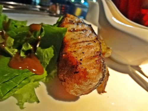 Grilled salmon — at Smoking Joe’s BBQ & Lounge