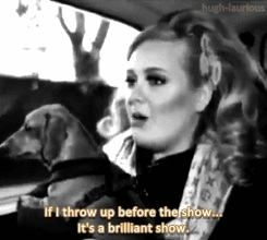 adelesadkins:  Interview Adele before performing live at Royal Albert Hall. 