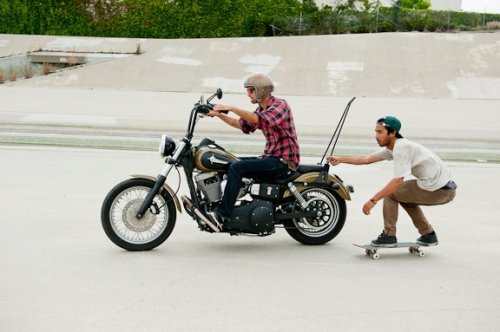 skateboarding