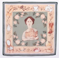 holymackerel:  Heirloom Silk Scarf; a product