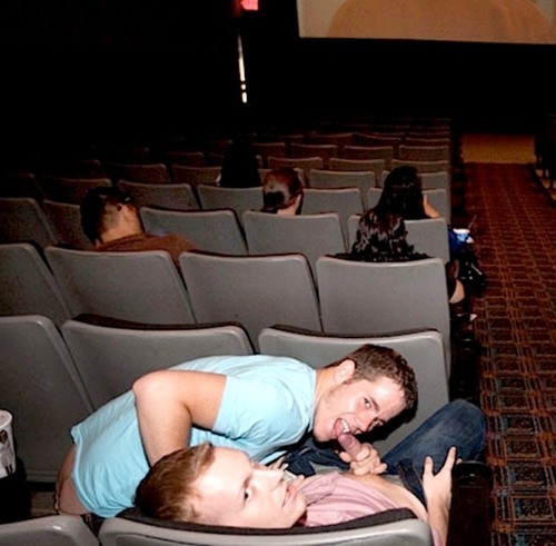 kraaiighxxx:  bonermakers:  vlzr:  this is why I go to the cinema   Who wants to