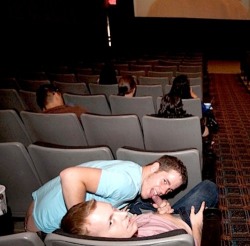 kraaiighxxx:  bonermakers:  vlzr:  this is why I go to the cinema   Who wants to head to the movies this weekend??  Sucking at the cinema mmmmm