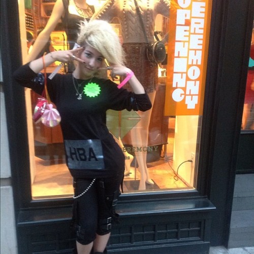 K-Pop makeover beauty queen @ninamhahn #fno via @openingceremony Join the fun! Share your Instagram 