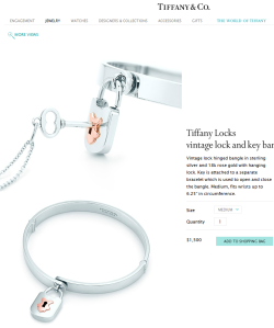 I was like “Woah, Tiffany & Co.