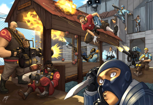 quirkilicious:  Oh here’s something cool, a fan took the time in Gary’s Mod to recreate 