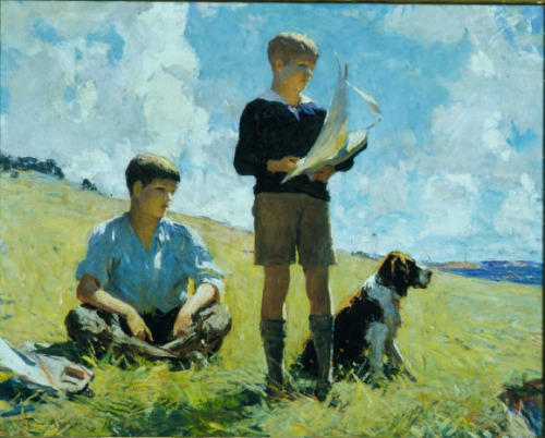 mauriboy:  Frank Weston Benson - Two Boys, 1926 