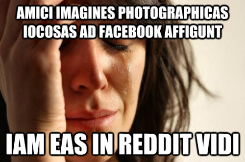 Amici imagines photographicas iocosas ad Facebook affiguntIam eas in Reddit vidiFriends post funny p