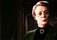 mudbloodincendio:   the magic begins ϟ Favorite Professor  Minerva McGonagall 