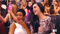 bashan-reese:  Katy Perry & Rihanna at the 2012 MTV Video Music Awards 