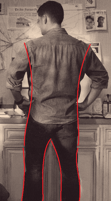 carryonmywincestsounds:  Can we just appreciate this shape? Also, them goddamn BOWLEGS.