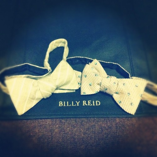 Bought these little bad boys tonight for @FNO @billy_reid_atl #dapper #billyreid #FNO #bowties (Take