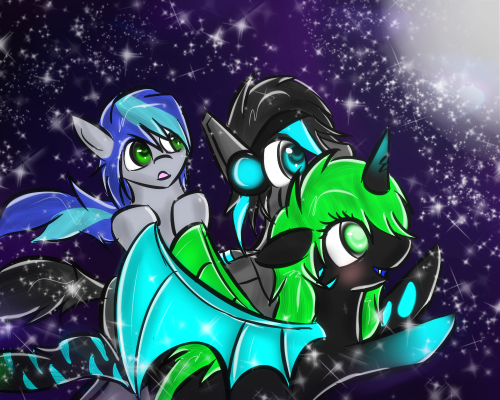 phokingazn:  Starry, Starry Night http://dubskattpony.tumblr.com/ http://smittygir4.tumblr.com/  Wow Smittypony looks awesome. thanks dude! Go follow this dude, hes an unbelievable artist