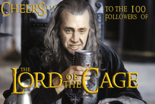 Nicolas Cage as the Steward of Gondor, Denethor. Thank you to the first 100 followers. gifs are in t