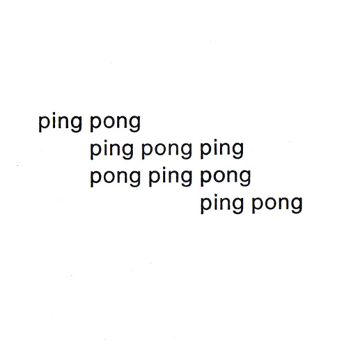 XXX visual-poetry:  “ping pong” by eugen photo