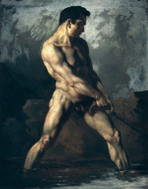 Study of a Male Nude | Théodore Géricault