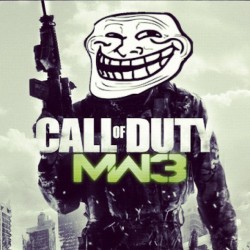 move2thebeat4:  haha. :D #trollface #mw3  #callofduty #cod  (Taken with Instagram)