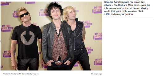 Please take the keyboard away from whatever intern wrote this Green Day caption.